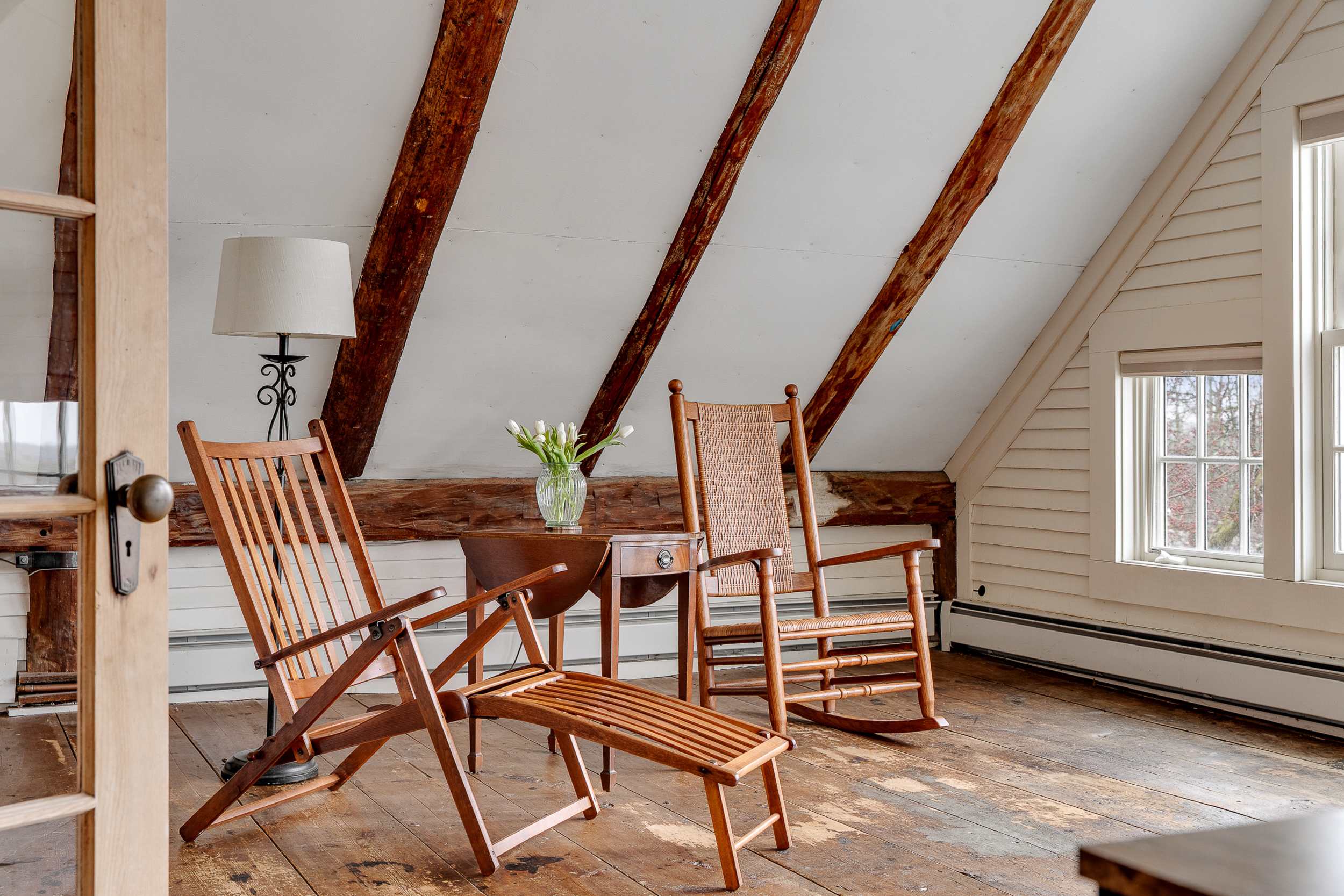Farm House primary suite sitting area