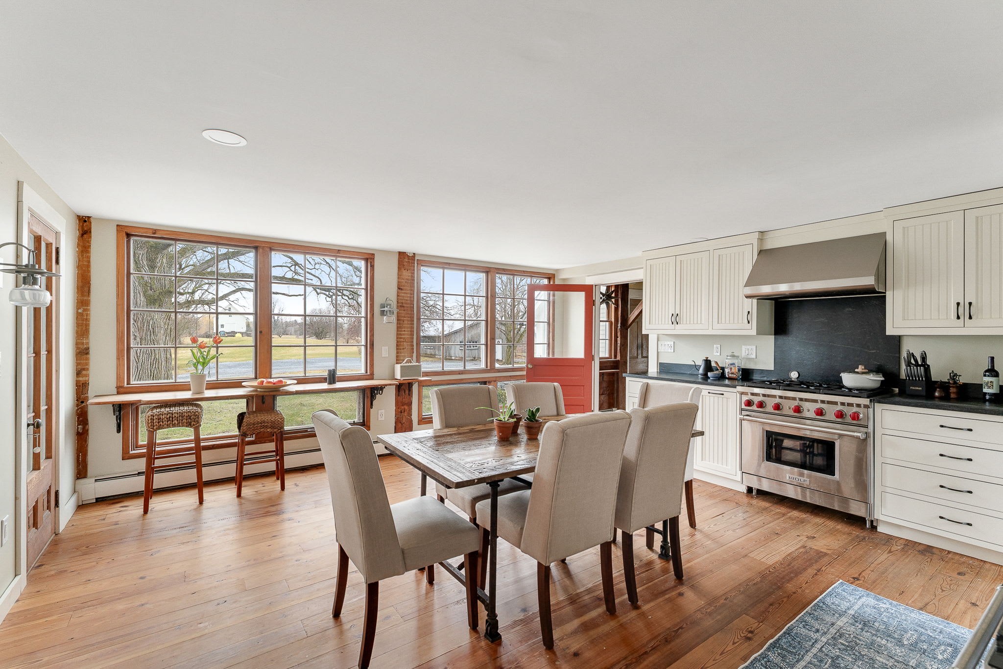 Farm House kitchen and dining area